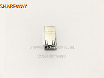 J0G-0001NL Low Profile RJ45 Jack , Metal Shielded Integrated Connector Modules