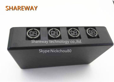 108 * 66 * 26mm PoE RJ45 Connector 214840REVA Black Color With RoHS