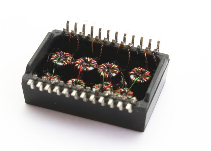 Transfo Router Dual Port Ethernet Lan Transformer , T1065NL 1000BASE T Transformer